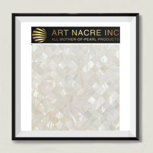 Art Nacre Inc - 15x15mm Peel-and-Stick Mother-of-Pearl Backsplash White Shell Tile Mosaic Tile Backsplash Manufacturer