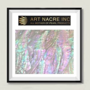 Art Nacre Inc - Colorful Awabi Laminate Shell Sheets with LargeTextures 24x14cm