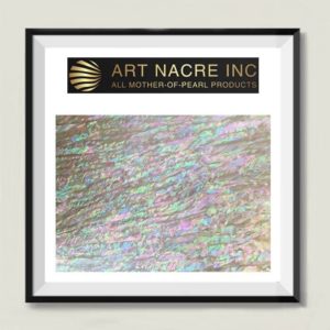 Art Nacre Inc - Colorful Awabi Shell Abalone Inlay Sheets with Small Textures 24x14cm