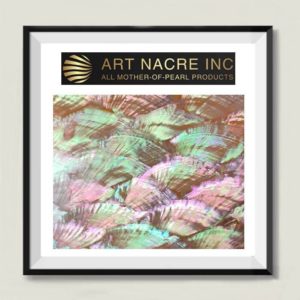 Art Nacre Inc -Colorful Donkey Ear Shell Veneer Sheets 24x14cm