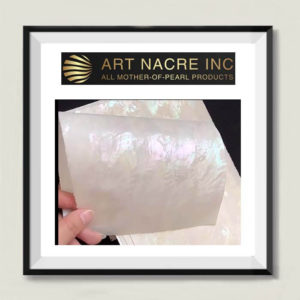 Art Nacre Inc - Flexible Donkey Ear Veneer Inlay Thin Shell Sheet 24x14cm