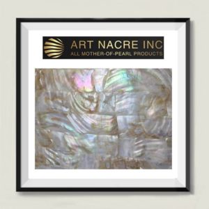 Art Nacre Inc - Freshwater Gold Spot Shell Veneer Sheet 24x14cm