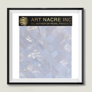 Art Nacre Inc - Mother-of-Pearl Backsplash Peel-and-Stick Seamless White Mother-of-Pearl Tile 25x25mm