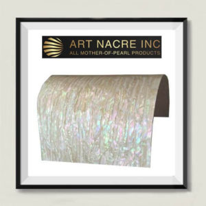 Art Nacre Inc - Natural Colorful Flexible Awabi Shell Veneer Sheets of Mother-of-Pearl 24x14cm
