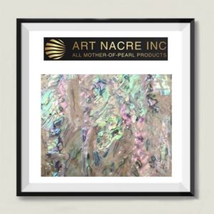 Art Nacre Inc - Natural Pink Paua Laminate Sheets NZ 24x14cm