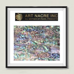 Art Nacre Inc - New Zealand Natural Purple Paua Shell Veneer Sheets For Inlay 24x14cm