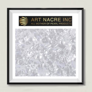 Art Nacre Inc - PVC Synthetic Mother-of-Pearl Sheets 24x14mm