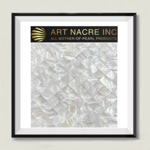 Art Nacre Inc - White Mother-of-Pearl Backsplash Peel-and-Stick Mother-of-Pearl Tile 20x20mm Mosaic Tile Manufacturer