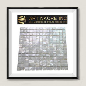Art Nacre Inc - White Mother-of-Pearl Mosaic Tiles With Seams 20x20mm Mosaic Tile Backsplash Manufacturer