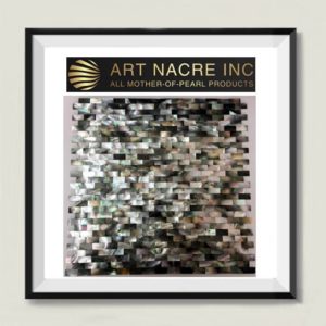 Art Nacre Inc -10x20MM Pearl Subway Black Mosaic Tile Backsplash Manufacturer