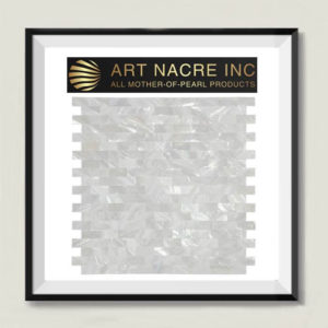 Art Nacre Inc - 10x20mm Pearlescent Subway Tile White Shell Backsplash Manufacturer