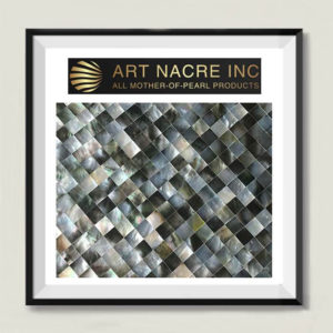 Art Nacre Inc - 15x15mm Black Mother-of-Pearl Tile Abalone Backsplash Mosaic Manufacturer