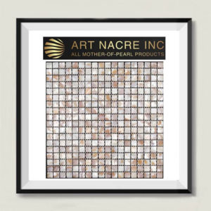Art Nacre Inc - 15x15mm Natural Shell Peel-and-Stick Backsplash Tile Manufacturer