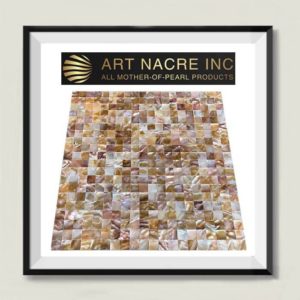 Art Nacre Inc - 15x15mm Seamless Mother-of-Pearl Tile Shell Backsplash Manufacturer