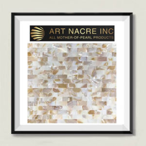 Art Nacre Inc - 15x30mm Beige Mother-of-Pearl Mosaic Subway Tile Backsplash Manufacturer