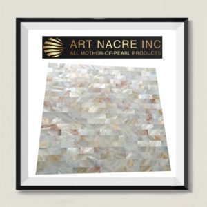 Art Nacre Inc - 15x30mm Natural Seashell Subway Mosaic Tile Backsplash Manufacturer