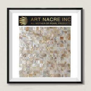 Art Nacre Inc - 20x20MM Natural Square Groutless Mother-of-Pearl Tile Mosaic Backsplash Manufacturer