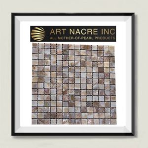 Art Nacre Inc - 20x20mm Brown Mother-of-Pearl Backsplash Kitchen Tile Mosaic Tile Backsplash Manufacturer