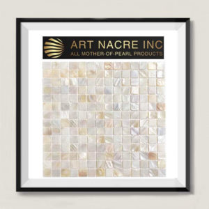 Art Nacre Inc - 20x20mm Natural Shell Mother-of-Pearl Mosaic Backsplash Manufacturer