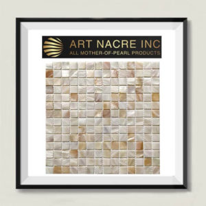 Art Nacre Inc - 20x20mm Peel-and-stick Pearl Backsplash Oyster Shell Tile Manufacturer