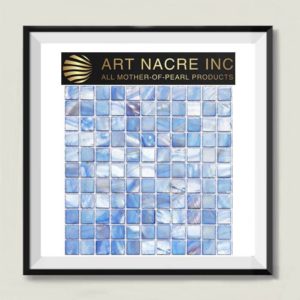Art Nacre Inc - 25x25MM Mother-of-Pearl Light Blue Mosaic Tile Backsplash Manufacturer