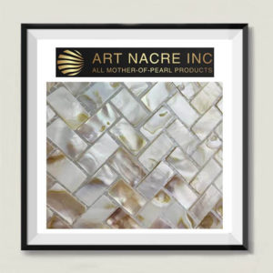 Art Nacre Inc - 15x30mm Herringbone Mother-of-Pearl Backsplash Mosaic Subway Tile Manufacturer