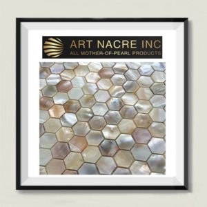 Art Nacre Inc - 20x20mm Penny Tile Hexagon Mother-of-Pearl Backsplash Manufacturer