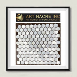Art Nacre Inc - 25x25 MM Mosaic Honeycomb White Hexagon Mosaic Tile 1-Inch Manufacturer