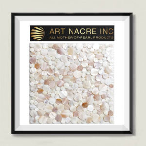 Art Nacre Inc - Penny Rounds Mosaic Pink Mother-of-Pearl Tile Backsplash Manufacturer