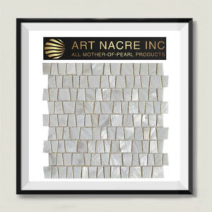 Art Nacre Inc - White Trapezoid Tile Mother-of-Pearl Mosaic Backsplash Manufacturer