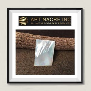 Art Nacre Inc - 40x30x1mm Genuine White Mother-of-Pearl Inlay Blanks Manufacturer