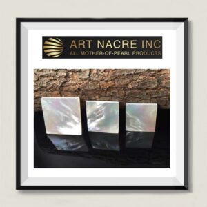 Art Nacre Inc - Custom Colored Square Pearl Inlay Blanks 10x10, 12x12, 15x15, 20x20, 1mm Manufacturer