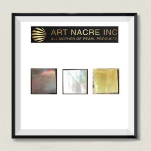 Art Nacre Inc -Custom Natural Square Mother-of-Pearl Inlay 15x15x1.5mm Manufacturer