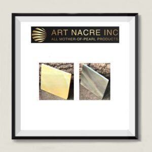 Art Nacre Inc - Natural Square Inlaid Mother-of-Pearl Blank 20x20x1mm Manufacturer