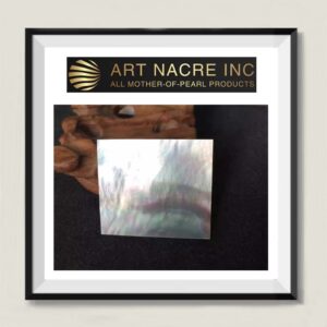 Art Nacre Inc - Square Genuine White Inlay Mother-of-Pearl Blank 30x30x0.5mm Manufacturer
